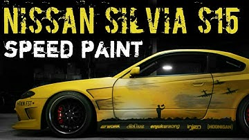 NISSAN SILVIA S15 - Customization | Speed Art | Wrap | Showcase | Cinematic | NFS 2015