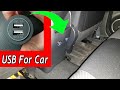 How to Install USB Charger Socket For ALL Cars | USB CAR $7 DIY