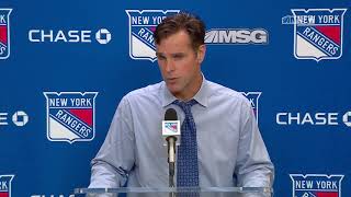 Rangers Coach David Quinn on How Preseason Is Preparing Him for the Real Thing