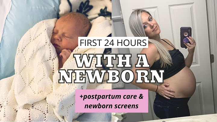 FIRST 24 HOURS WITH A NEWBORN| bringing baby home