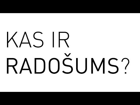 Video: Kas Ir Radošums