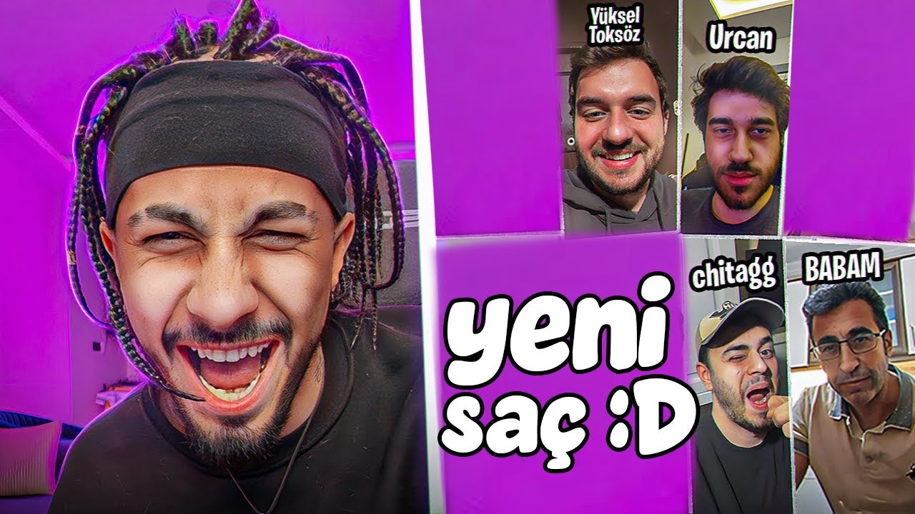 YENİ Saç Modelime YAYINCILARIN ve AİLEMİN Tepkisi 😂