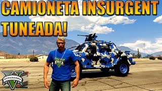 NUEVA Camioneta Insurgent TUNEADA + Remera GTA V Online NUEVA Camioneta Insurgent TUNEADA + Remera GTA V Online