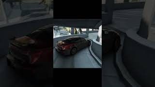 sliding down the garage #phonk #drift #slide #beam #beamng #crash #challenge #tutorial #mcdonalds
