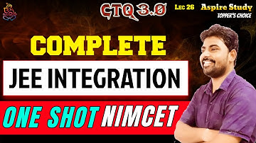 NIMCET Preparation by JEE Integration PYQs with Conceptual Approach - Best NIMCET Coaching Aspire 26