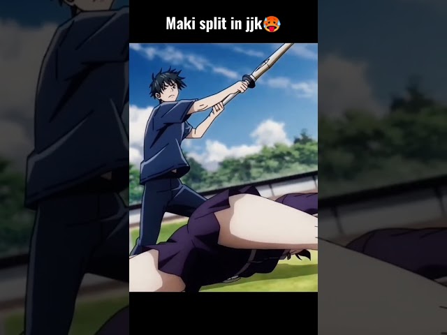 MAKI SPLIT IN JUJUTSU KAISEN 0🥵👁️[AMV/EDIT]#anime #jujutsukaisen #jujutsukaisenedit #amvedit class=