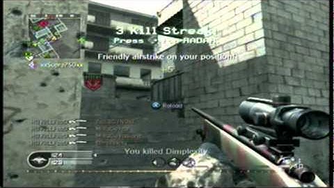 COD4 : EPIC M40A3 Quad Killfeed