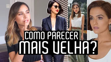 Como ficar com uma aparência mais velha?