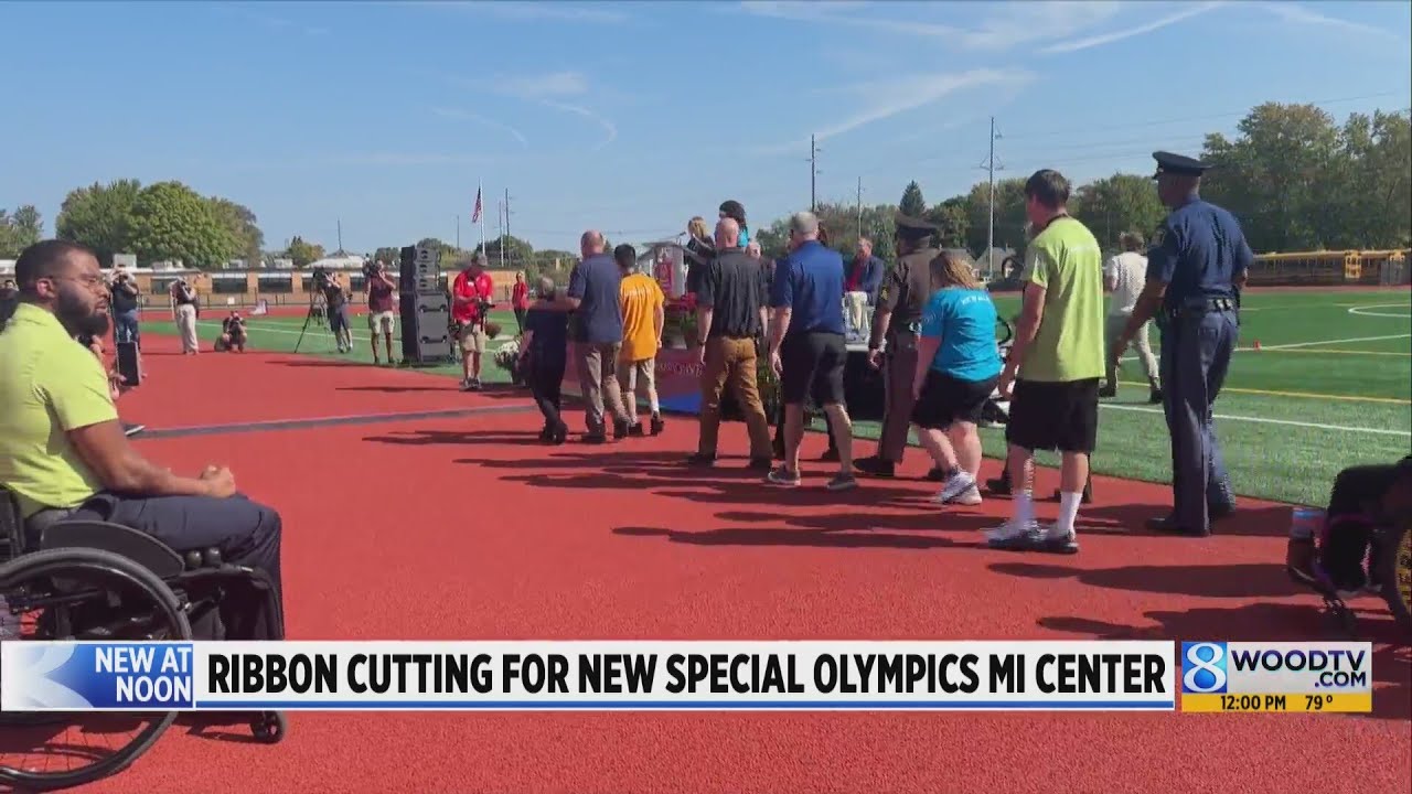 Ribbon cutting for new Special Olympics MI Center