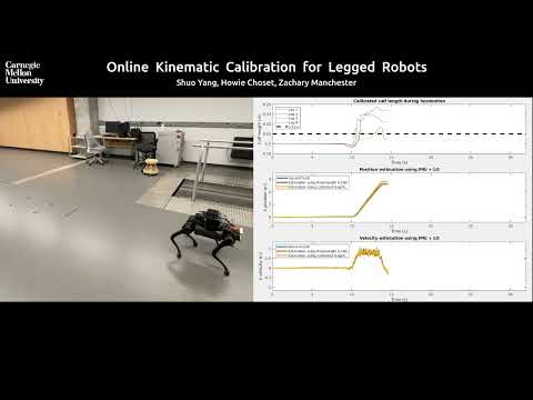 Online Kinematic Calibration