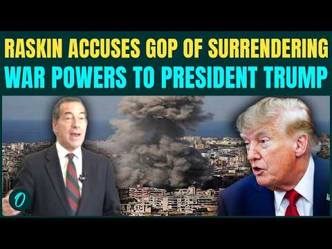 “They Gave That Power Away”: Jamie Raskin BLAST GOP Over $45 Billion Iran War Cost