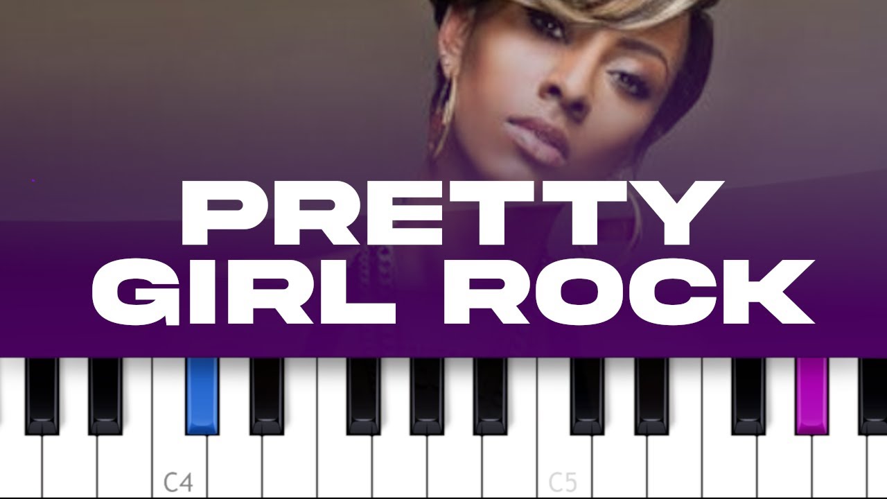 Keri Hilson Pretty Girl Rock (piano tutorial) YouTube