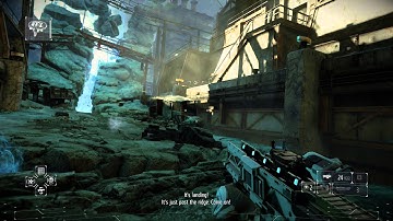 Killzone: Shadow Fall - Chap 8 "The Dead" Trophy, Lucas & Echo Meet Up, Helghast Star Ship Scene