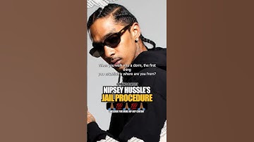 Nipsey Hussle explains first thing to do in JAIL 👀🙏🏾💯 #nipseyhussle #hiphop #rap