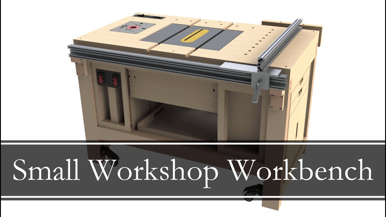 Small Workshop Workbench Build - Part 2 - YouTube