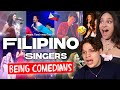 Only in the Philippines...Waleska & Efra react to 'Filipino Singers being Comedians'😂