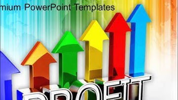3d illustration of business profit success powerpoint templates ppt backgrounds for slides 1212
