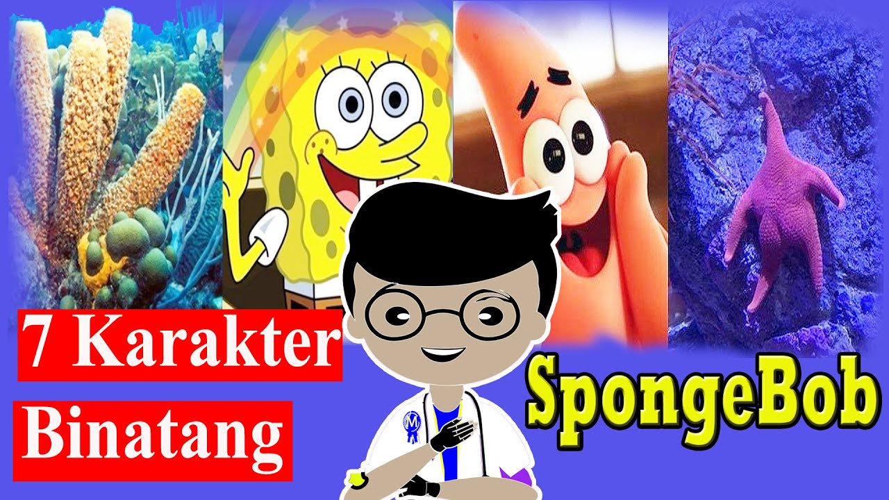 7 Karakter Binatang dari SpongeBob - YouTube