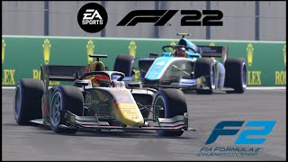 F1 22 MODO CARREIRA NA FÓRMULA 2 #10 (ABU DHABI,FEATURE RACE):DEU A LÓGICA,MAS FOI DIFICL