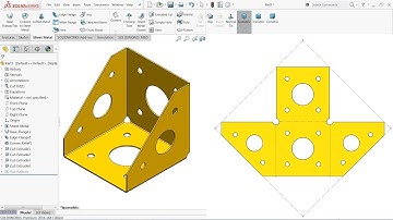 Solidworks sheet metal Tutorial Base flange, Edge Flange and Corner relief