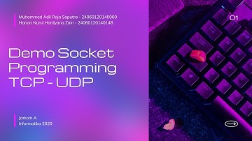 Implementasi Demo Socket Programming dengan UDP & TCP