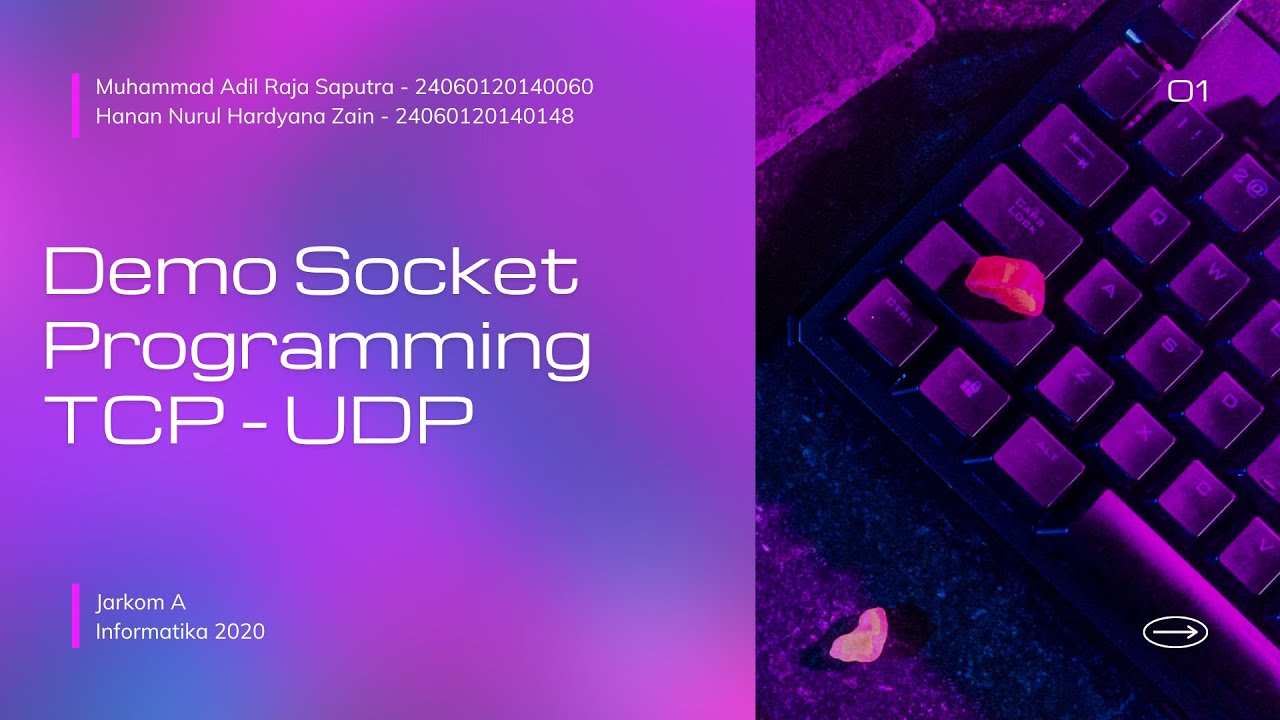 Implementasi Demo Socket Programming dengan UDP & TCP - YouTube