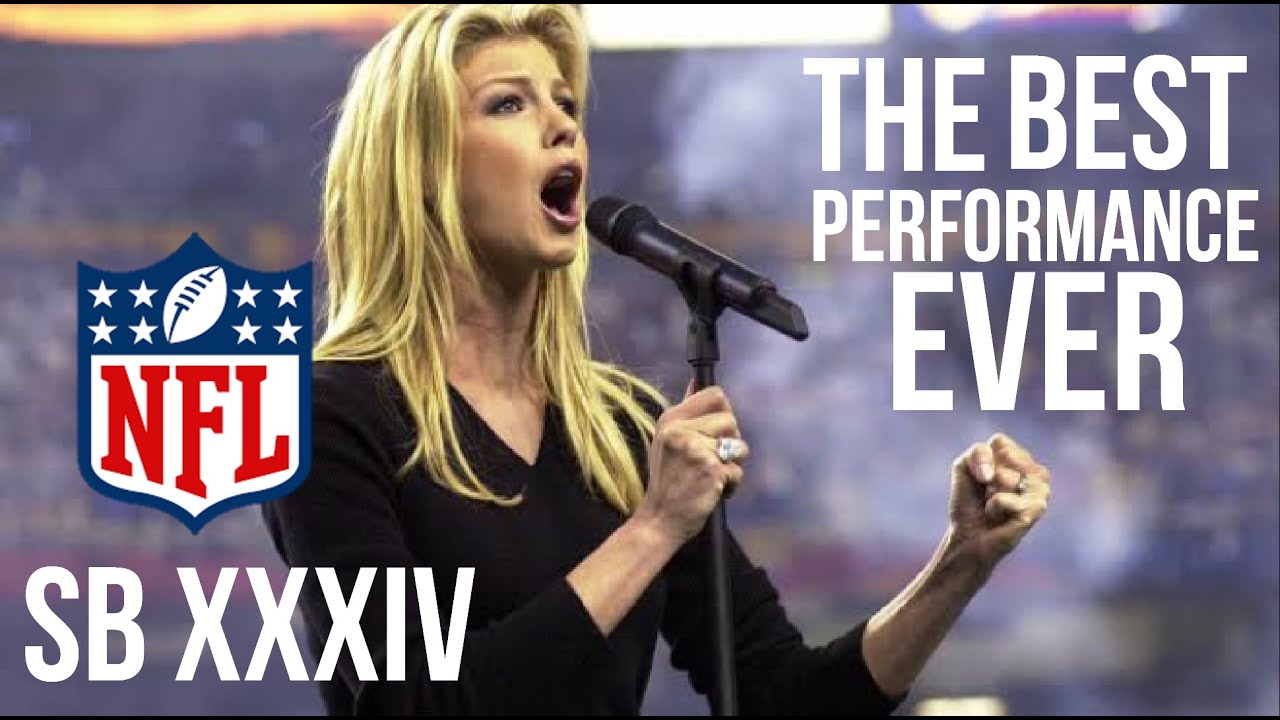 Faith Hill The Star Spangled Banner USA (Super Bowl) YouTube