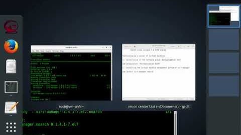 virt manager installation in CentOS 7.4.1708