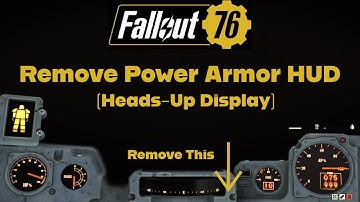 Fallout 76 - Remove Power Armor HUD