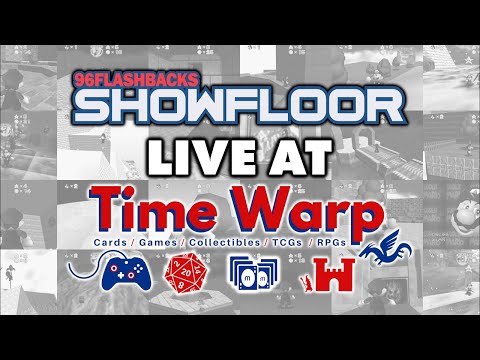 96flashbacks Showfloor Live! Ashland KY Time Warp Collectibles Show.