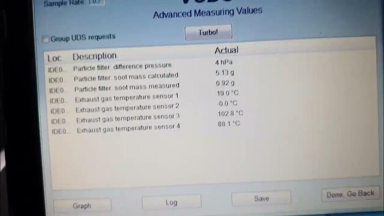 how to check dpf vcds. what numbers should be good and what should be bad YouTube