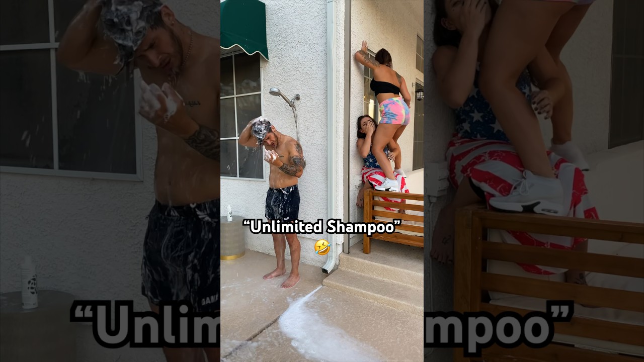 funny shampoo prank 😂 (part 3) 