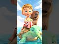 Chill Capybara! 🍊🍿 Sharing Popcorn with Cute Baby on Turtle