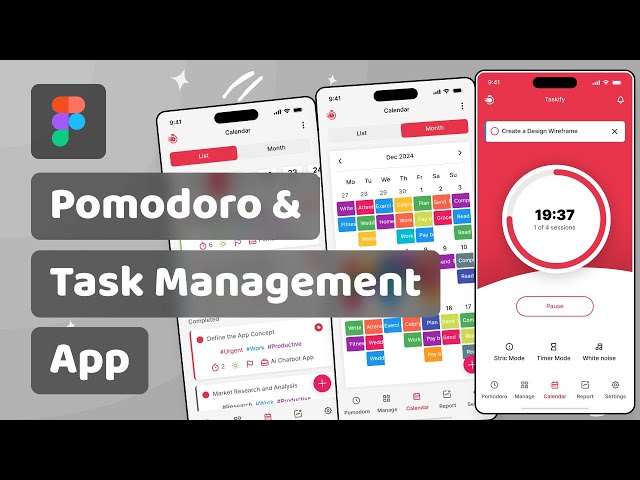 Pomodoro Timer  Figma Community