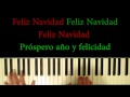 How to play: Feliz Navidad (Merry Christmas) (Piano and singing) - PTM