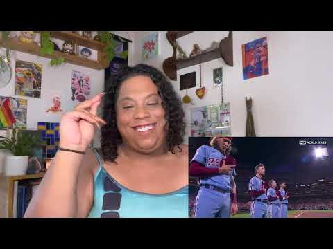 Jazmine Sullivan's National Anthem for the World Series Game 5 Reaction AMAZING!!!