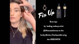 Make up Artist Cassie Lomas Creates Fluffy Brows Using the EyebrowQueen Brow Fix