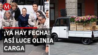 Sheinbaum presents Olinia Carga: the national electric utility vehicle