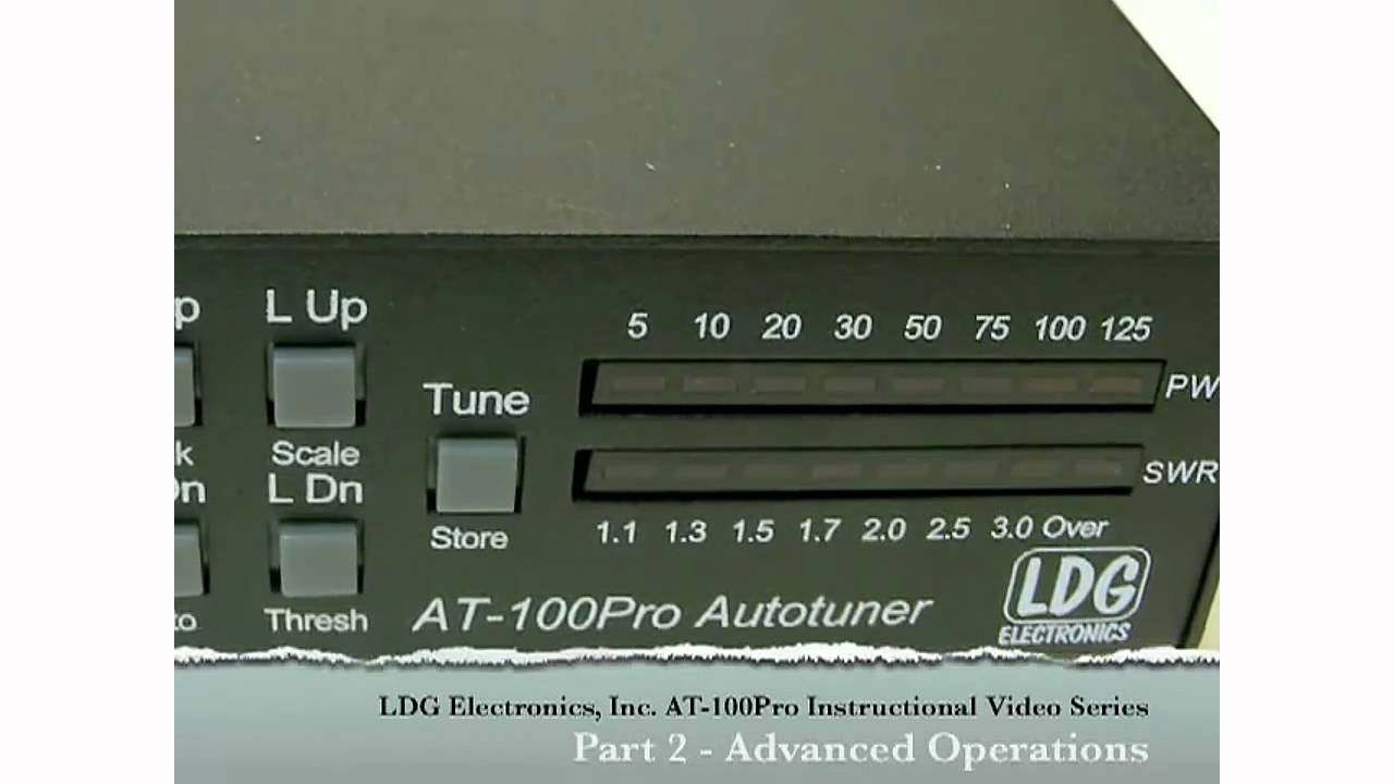 LDG AT100 PRO Acoplador de Antena automático de 1.8 a 54 Mhz