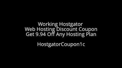 Hostgator USA Coupon Code 2014 | Working Hostgator Web Hosting Discount Coupons
