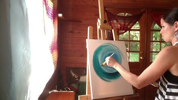 Ride the Wave Painting Time-Lapse Video by Michelle Pier, Guam Artist