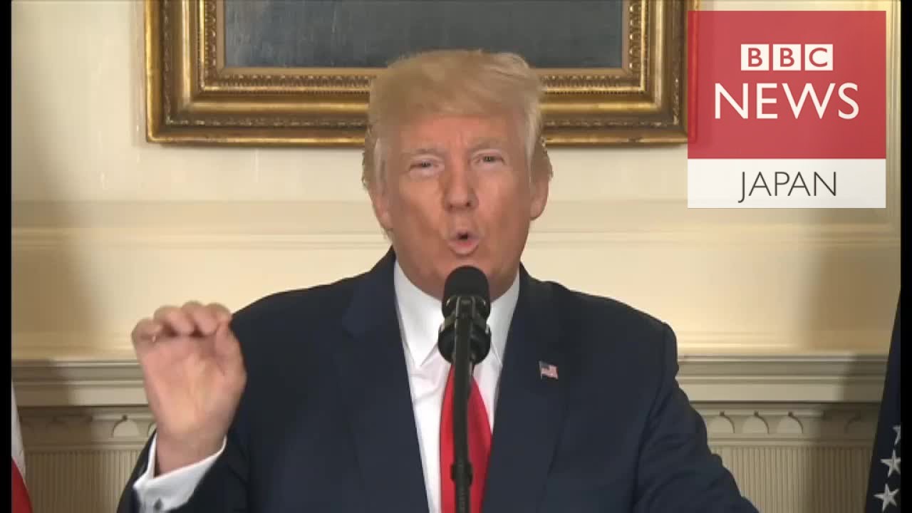 「人種差別は悪」とトランプ氏声明読み上げ　批判受け - YouTube