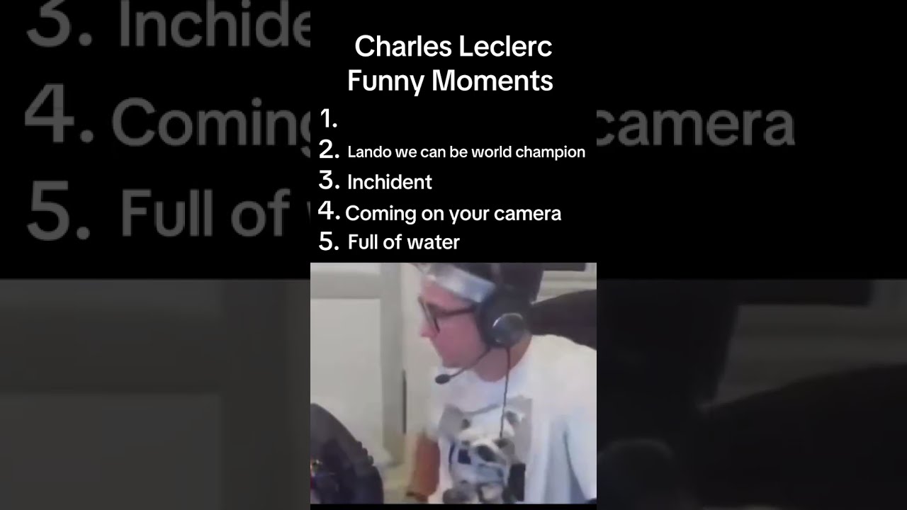 Top 5 Charles Leclerc Funny Moments F1