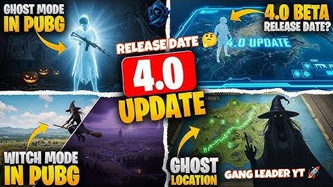 🔥BGMI NEW 4.0 UPDATE - Magical horror Ghost Mode, New features and Powers  4.0 Update gameplay #bgmi