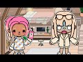 Matilda dyes her hair behind my back  with voice  toca boca life world roleplay