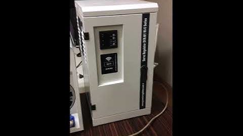 FULL AUTOMATIC SERVO DYNAMIC VOLTAGE REGULATOR SINGLE PHASE CONTROLLED BY Wi Fi