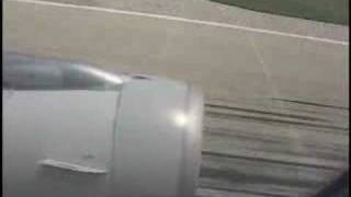 Landing in Shanghai with 757