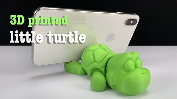 3D printed phone stand | A cute little turtle