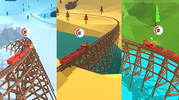 Off the Rails 3D | iOS / Android Mobile Gameplay