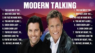 Modern Talking Greatest Hits 2024   Pop Music Mix   Top 10 Hits Of All Time